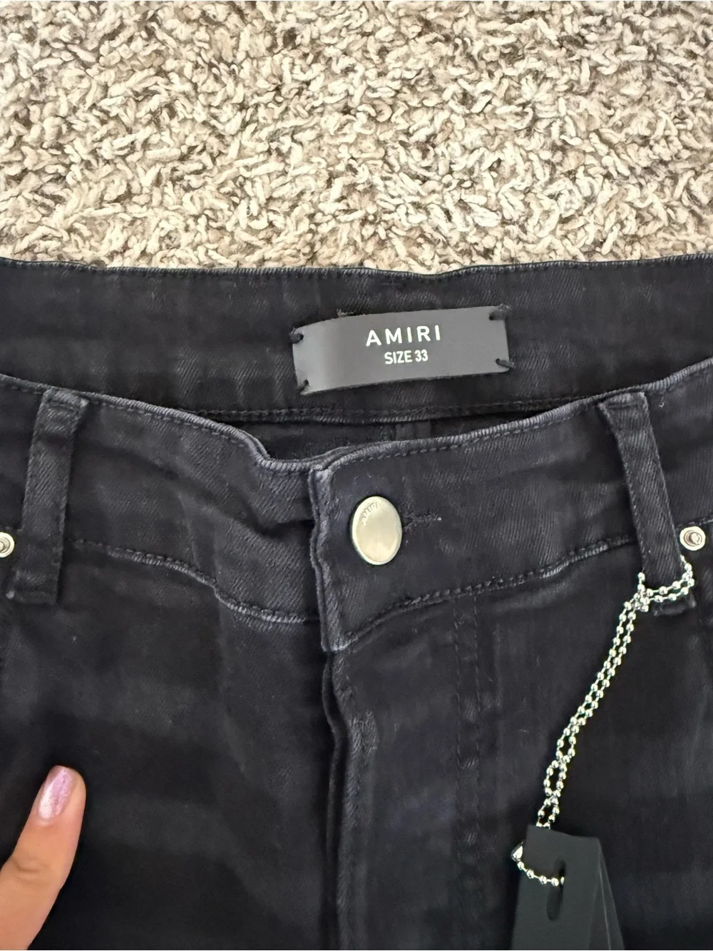 AMIRI Black Slim Men’s Jeans